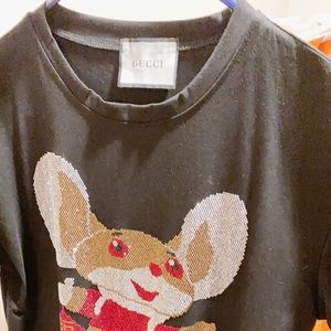 Mickey bling bling black tshirt